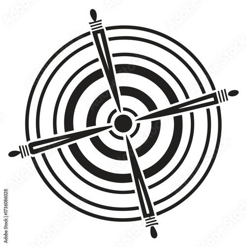 dart on target