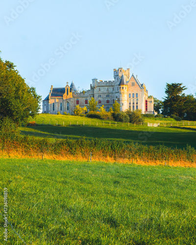 Old castle in the Basque country