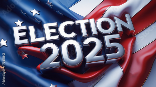 USA Midterm Elections 2026 Voting Concept – American Democracy and Ballot Stock Photo