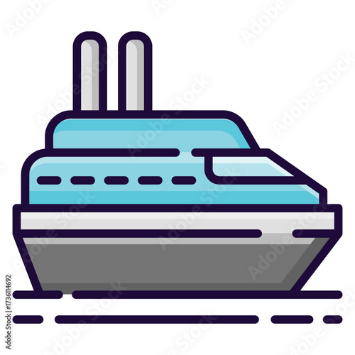 Cruise Ship Icon