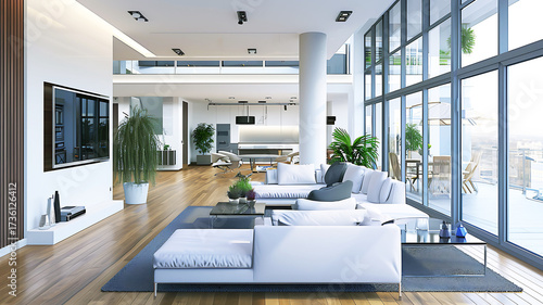 modern living room interior