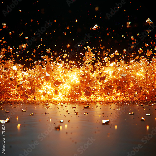 explosion of gold