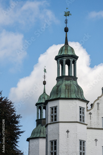 White Castle in Ahrensburg. Northern Europe.