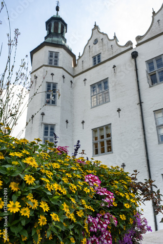 White Castle in Ahrensburg. Northern Europe.