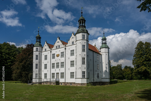 White Castle in Ahrensburg. Northern Europe.