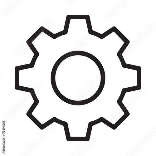 Gear Cogwheel Icon mechanical engineering