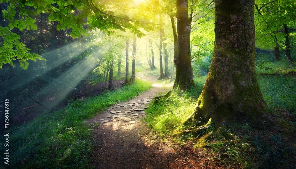 Obraz premium path in the forest