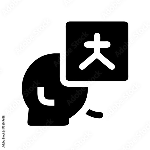 Natural Language Icon Set – Artificial Intelligence, NLP, Text Analysis, Machine Learning, Digital, Smart, Technology