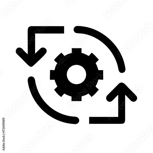 Reinforcement Icon Set – Artificial Intelligence, Machine Learning, Training, Feedback, Adaptive, Digital, Future