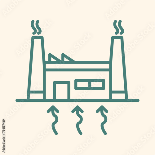 Geothermal Energy trendy artwork design useful creative vector Illustration magnificent colorful background