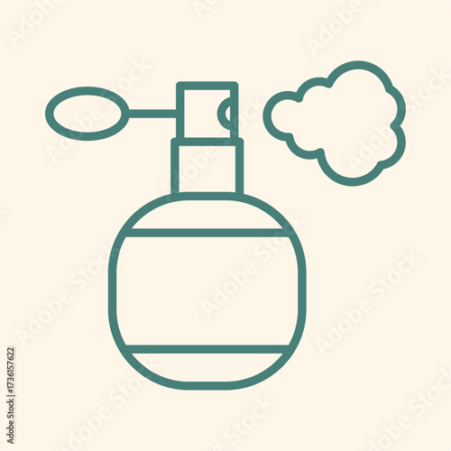 Fragrance trendy artwork design useful creative vector Illustration magnificent colorful background