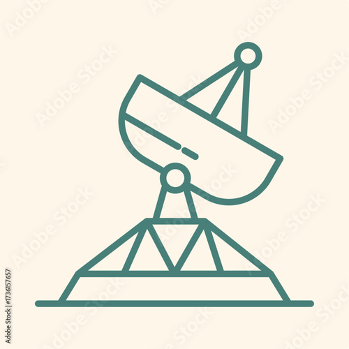 Radar trendy artwork design useful creative vector Illustration magnificent colorful background