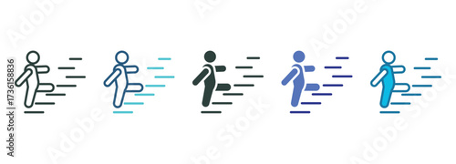 Determination Icon Set Multiple Style Of