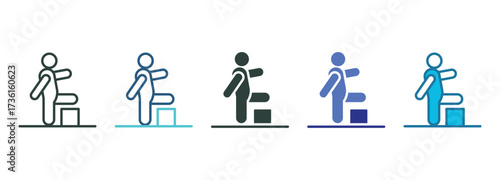 Obstacle Icon Set Multiple Style Of