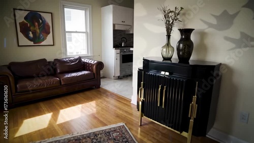 Wallpaper Mural Stylish Living Room Design Modern Meets Classic Interior Decor Torontodigital.ca