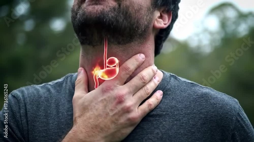 Wallpaper Mural Heartburn Hell Understanding Acid Reflux and Its Symptoms Torontodigital.ca