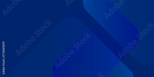 Abstract blue background with glowing geometric lines. Modern blue gradient square shape design. simple pattern