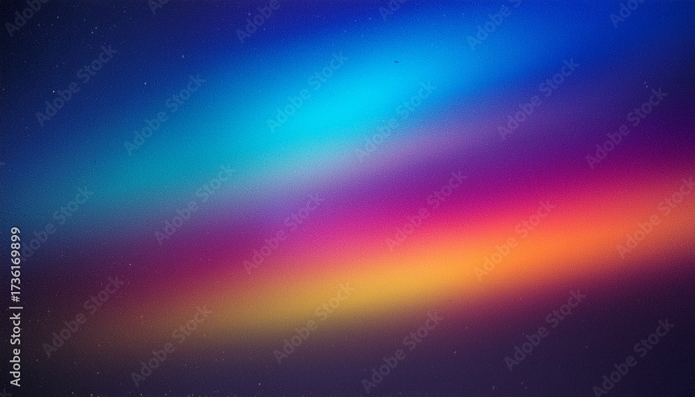 Fototapeta premium Colorful Digital Grain Backdrop Rough Blurred Neon Noise Vintage Feel Grain Vintage
