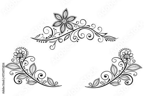wedding design mehndi design silhouette