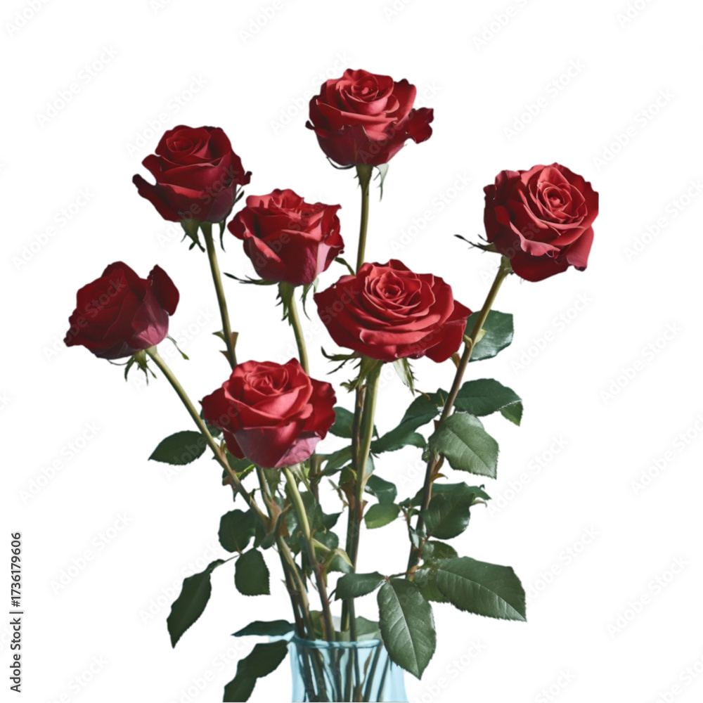 Obraz premium ose bouquet, beautiful red rose bouquet, classic red roses, fresh red roses, red roses for love, red roses for romance, romantic bouquet red roses, luxury red rose