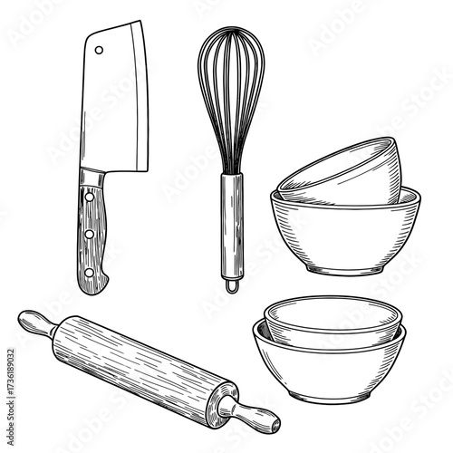 Kitchen Utensils Vector EPS ICON A27