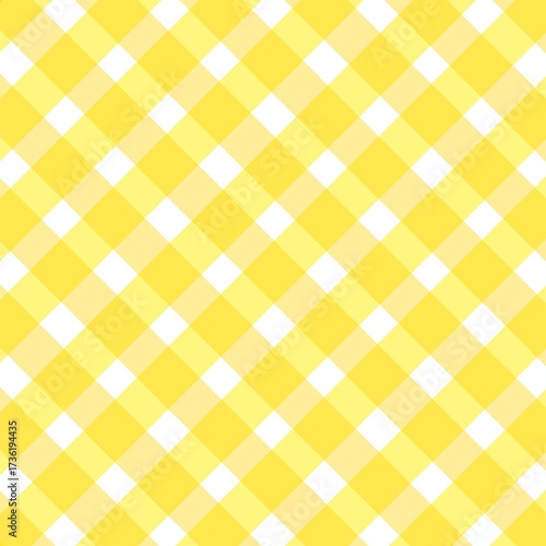 yellow gingham fabric