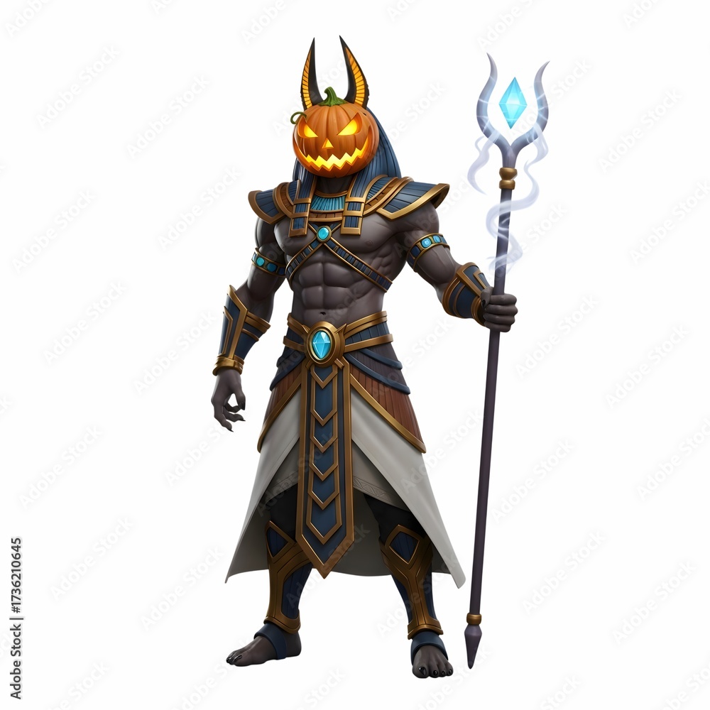 Obraz premium halloween slot game character