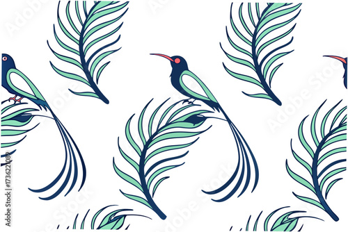 red billed streamertail bird 