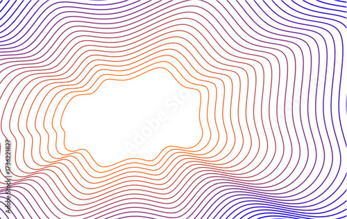 Wavy lines pattern. Abstract background with lines and waves. Abstract wavy lines background. Colorful wavy lines on white background. Gradient lines artwork. Modern abstract wavy background.