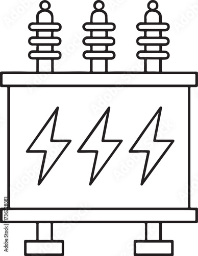 Electrical Transformer Outline Icon