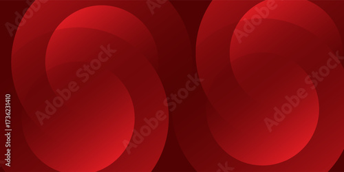 Red abstract background. Dynamic shape composition. Vector eps10