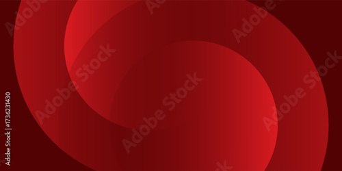 Red abstract background. Dynamic shape composition. Vector eps10