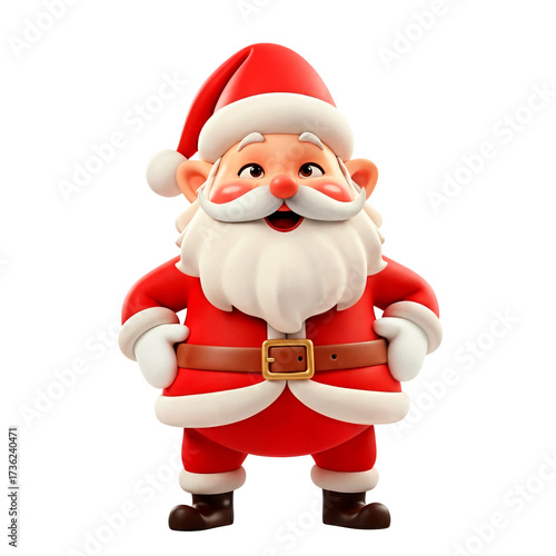santa claus with a bag