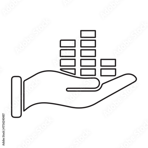 Hand with Coins