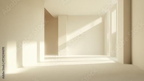 Wallpaper Mural An Empty Minimalist Architectural Space with Soft Light Torontodigital.ca