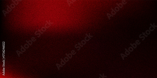 Grainy magenta Red black noisy background, dark vibrant color, gradient banner backdrop design