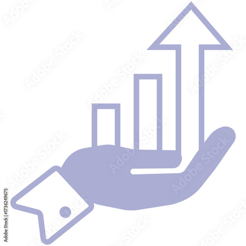 Progress Growth Success Achievement Icon