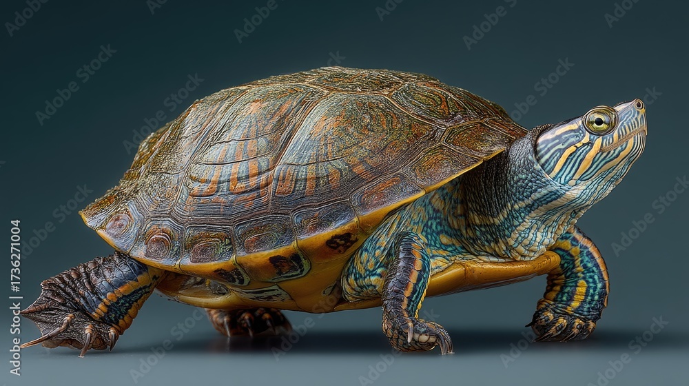 Fototapeta premium Wild reptiles with shell patterns