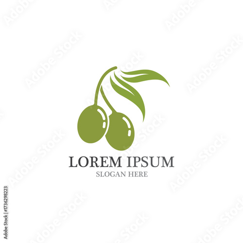 Olive logo template vector design