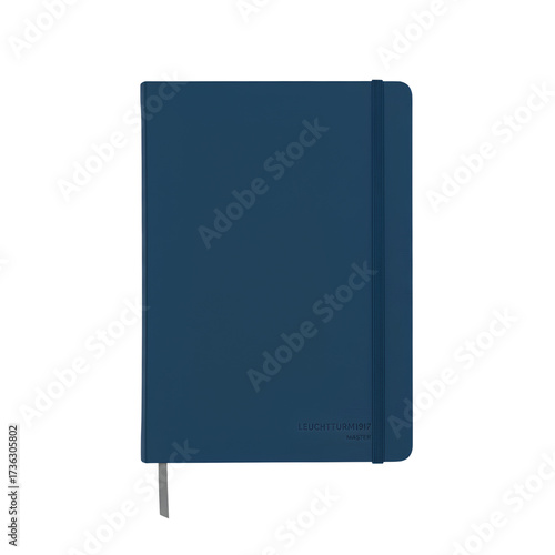 Leuchtturm1917 Weekly Planner closed front view. transparent background