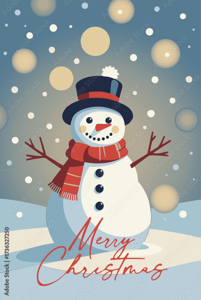 Fototapeta premium snowman 3
