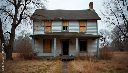 old wooden house