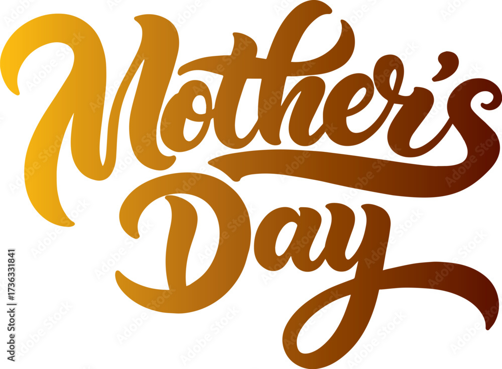Fototapeta premium Happy Mothers Day Typography Design for Vector