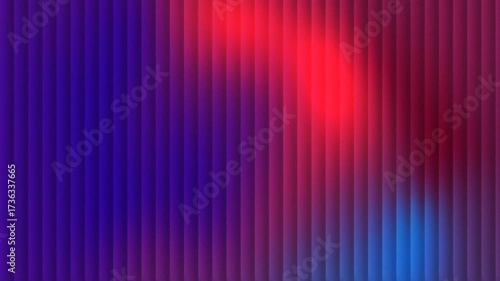 Abstract vertical striped background with red and blue highlights. fractal glass gradient animation background