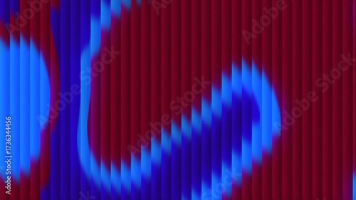 Abstract blue patterns on red background suitable for backgrounds, decor, digital art, prints, textiles, packaging, and creative design projects.  abstract fractal glass gradient animation background