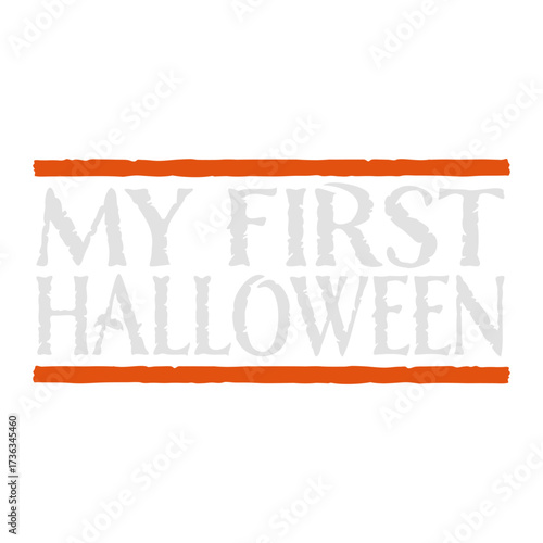 My First Halloween Baby Cute Funny Milestone Celebration Design