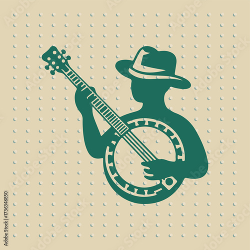 vector " banjo " illustration vector Design white background
