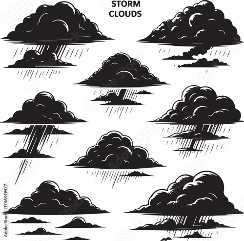 Dark storm clouds raining dark clouds weather