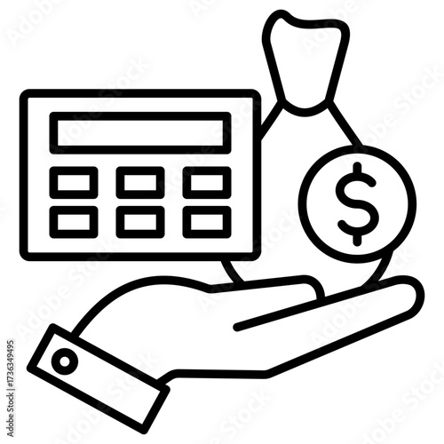 Capital Budget Outline Icon