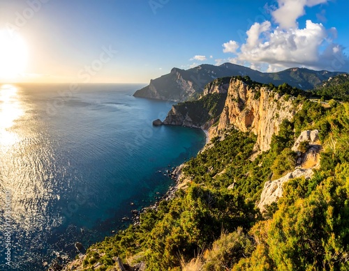 Coastal landscape at sunset (9)